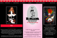 Screenshot of Madeleine The Magician Site